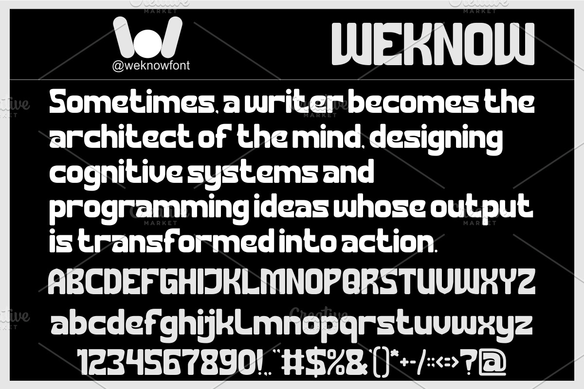 The Writer Font, a Sans Serif Font by weknow (Photo 3 of 8)