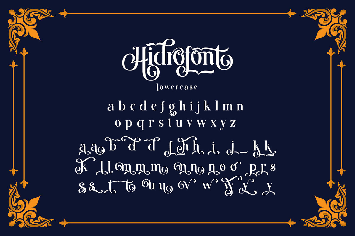 Hidrofont, a Blackletter Font by alit design (Photo 3 of 17)