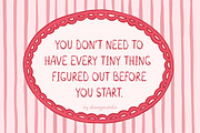 Lucky Berry - cute handwritten font, a Handwritten Font by alenaganzhela (Thumbnail 4 of 10)