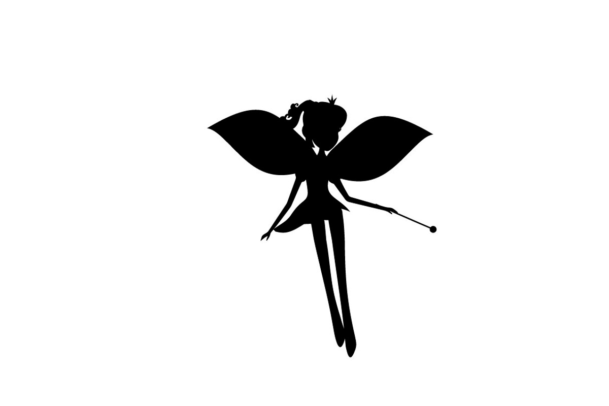 Fairies Silhouette Vector Set, an Illustration by Svetlana Voloshina (Photo 9 of 13)
