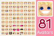 vector BIG avatars SET, a Templates & Theme by WINDmade (Thumbnail 8 of 40)