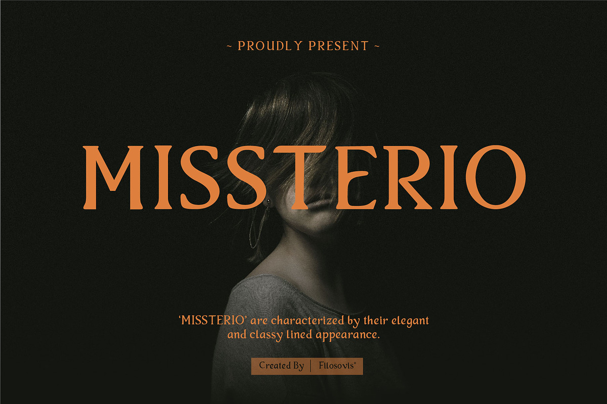 Missterio | Mystery Story Font, a Serif Font by filosovis (Photo 1 of 4)