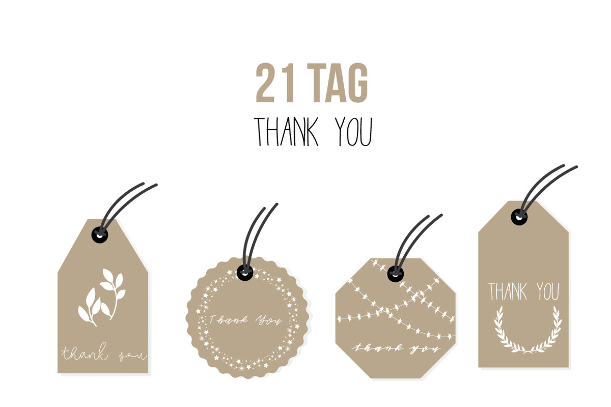 Thank you Printable tags II updateV2, a Card Template by MooBeer (Photo 2 of 2)