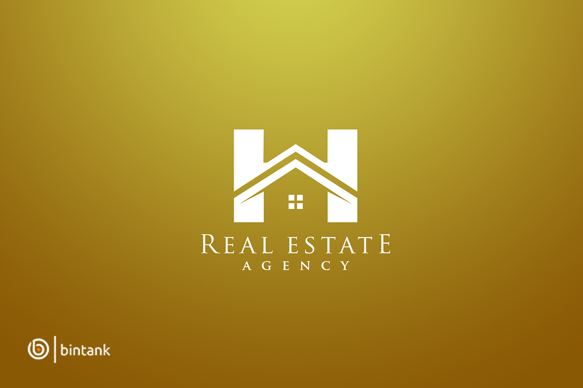 Golden House - H letter Logo, a Branding & Logo Template by Bintank Studio (Photo 3 of 3)