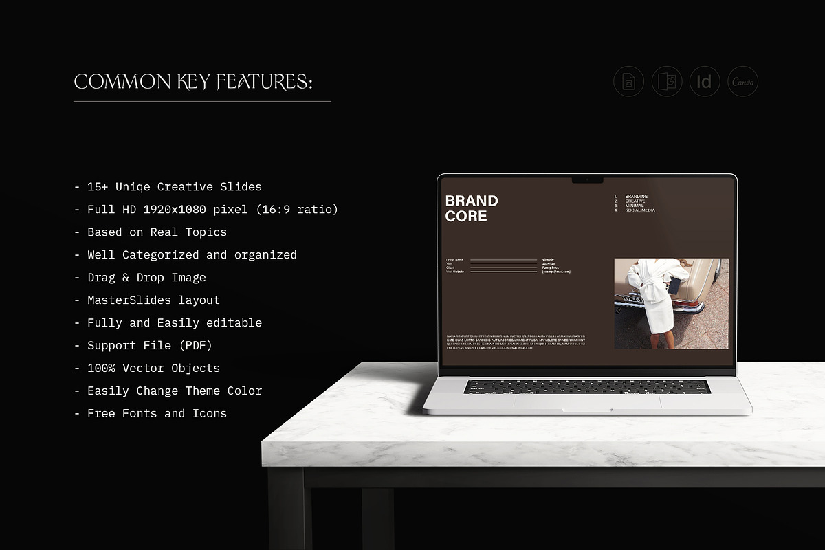 Media kit Presentation Template preview 3