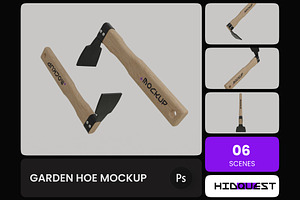Garden Hoe Mockup