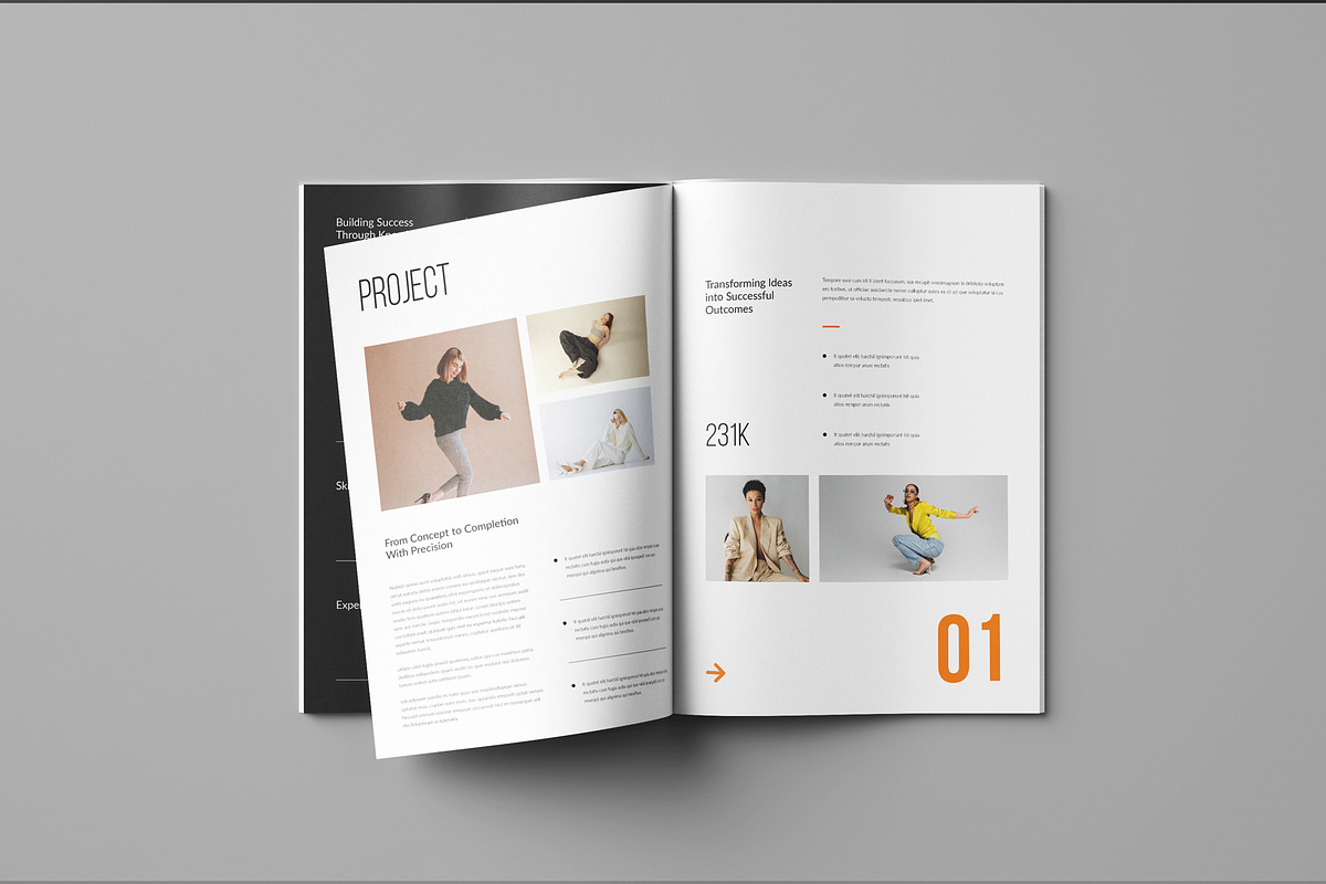 Portfolio Brochure Template, a Brochure Template by Seeing-art (Photo 4 of 11)