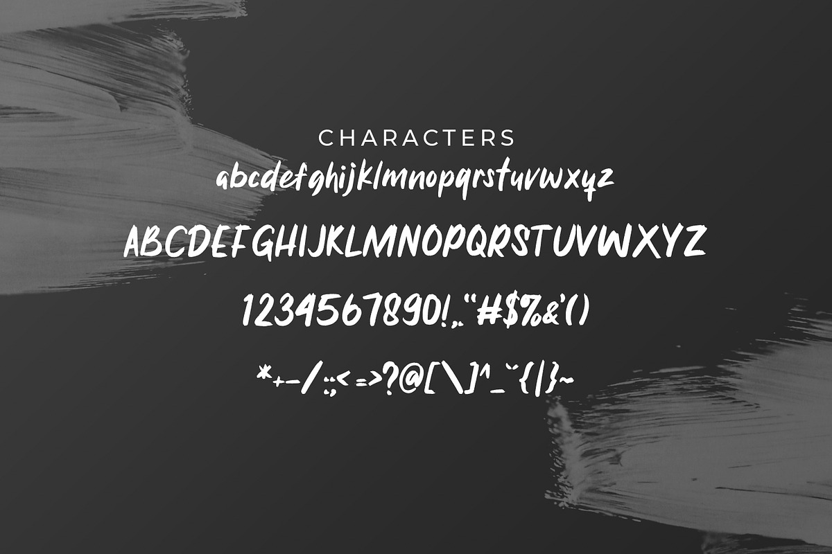 BrushFlow - Bold Brush handwritten, a Handwritten Font by TrimStudio (Photo 8 of 8)