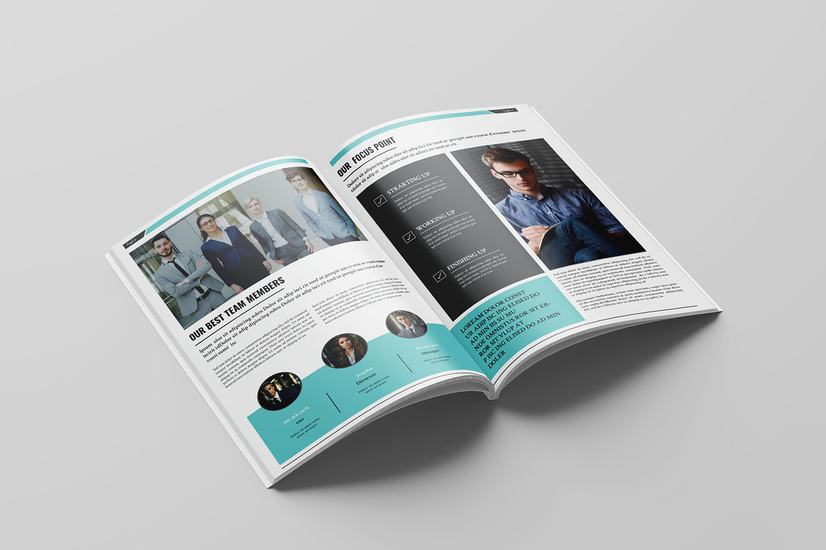 Business Brochure Template, a Brochure Template by Template Shop (Photo 8 of 12)
