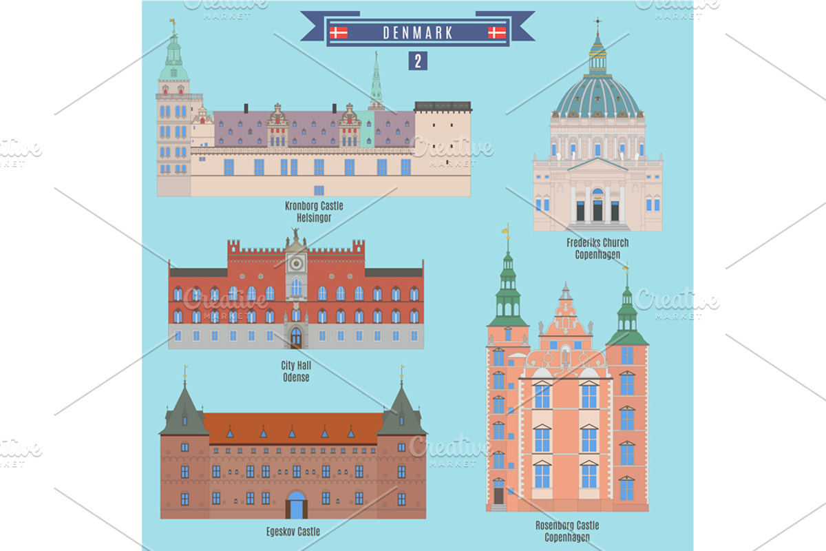 Famous Places in Denmark, an Object Graphic by Stoker-13