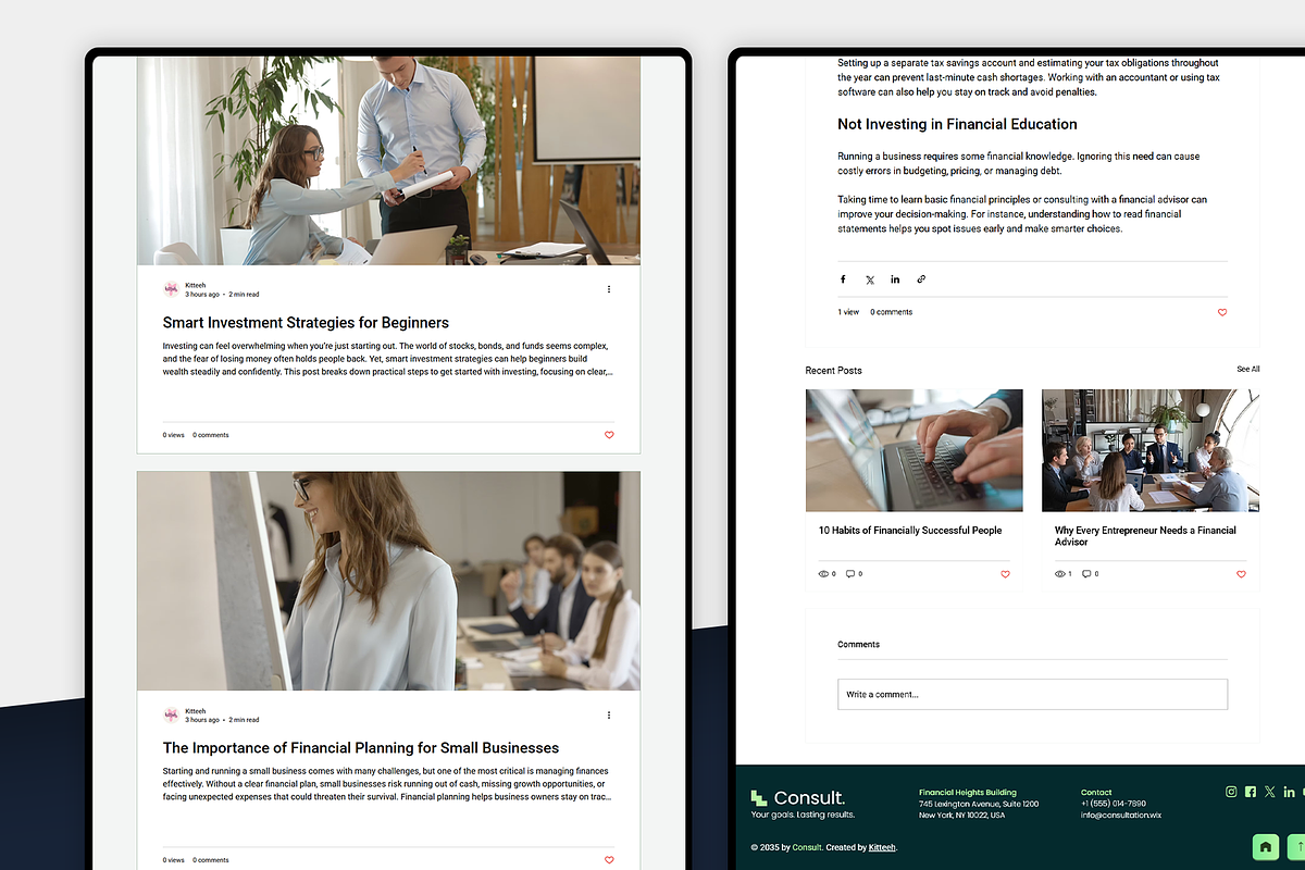 Accountant Wix Studio Website, a Wix Template by Kitteeh (Photo 12 of 20)