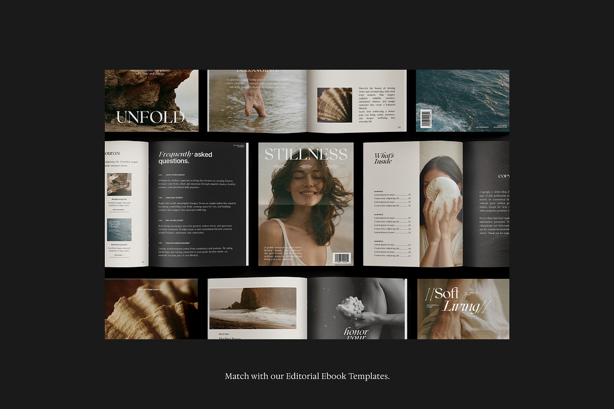 Editorial Wellness Instagram Kit, a Social Media Template by Wildnun Studio (Photo 9 of 10)