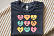 Candy Heart Sublimation Design, an Illustration by SinaCreation (Thumbnail 4 of 10)