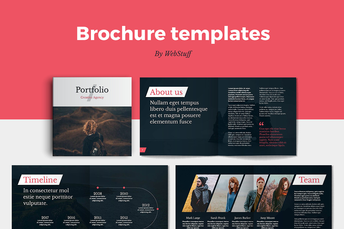 4 Creative Brochures Bundle - OFFER!, a Brochure Template by RWstudio (Photo 5 of 5)