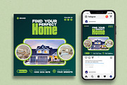 Real estate social media template, a Social Media Template by vectorlnk (Thumbnail 4 of 5)