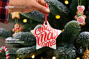 Christmas Ceramic Ornament Mockup, a Product Mockup by PrimeMockup (Thumbnail 1 of 11)