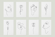 Minimalist Line Feminine Logos, a Decorative Illustration by Marylia (Thumbnail 4 of 9)