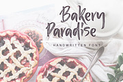 Bakery Paradise Handwritten Font, a Script Font by Vera Holera (Thumbnail 1 of 6)