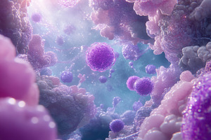Futuristic digital illustration of m, a Photo by Dvoevnore photos
