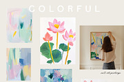 COLORFUL ABSTRACT Prints & Textures, a Background Graphic by Lana Elanor (Thumbnail 7 of 10)