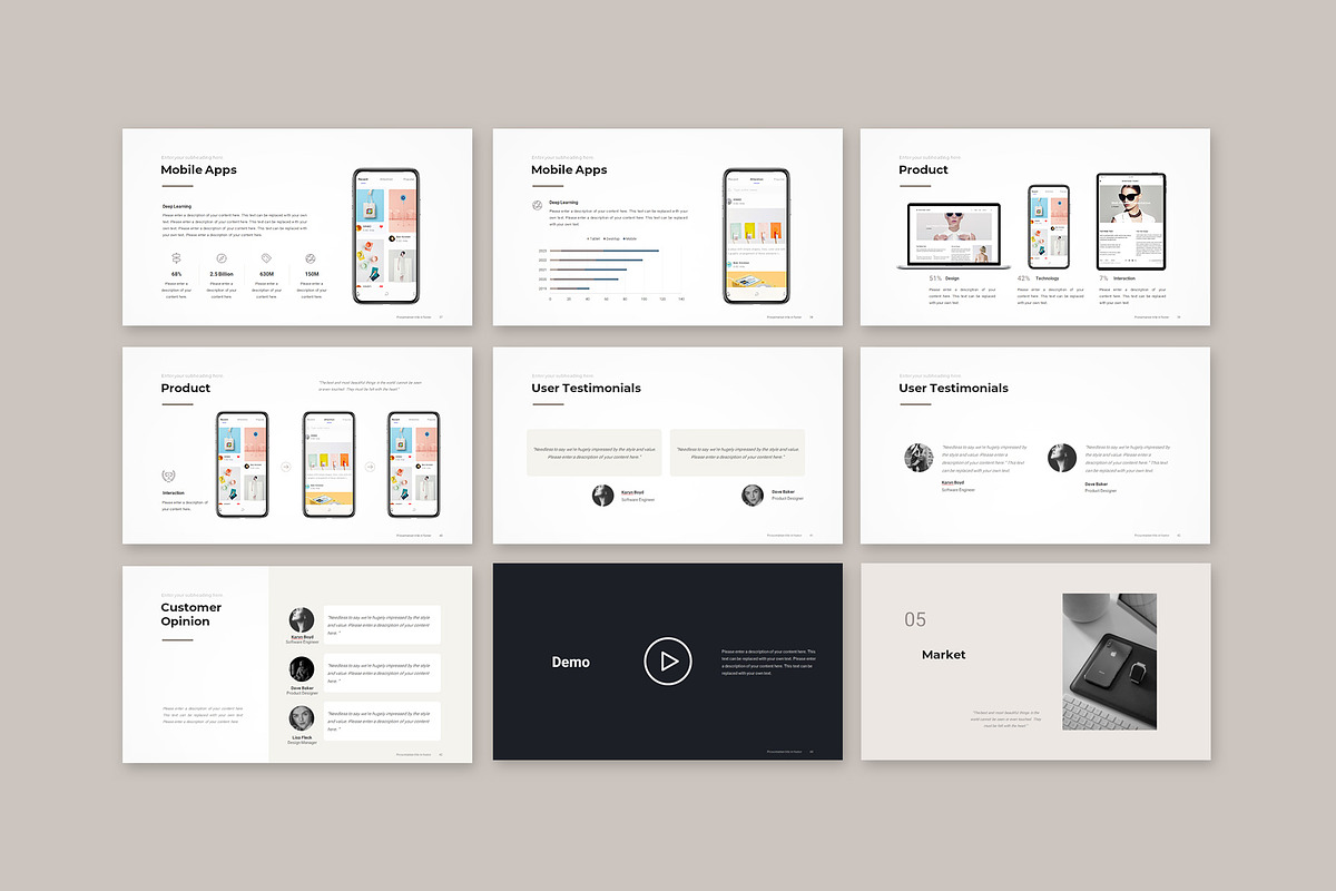 Pitch Deck PowerPoint Template, a Presentation Template by CreativityForest (Photo 8 of 16)