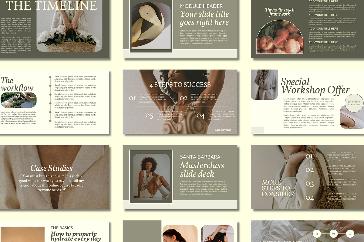 Canva Health Coach Slide Deck, a Presentation Template by Solana Creative Co. (Photo 4 of 6)