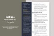 Professional Resume Template, a Resume Template by Anjum Ilyas (Thumbnail 2 of 7)