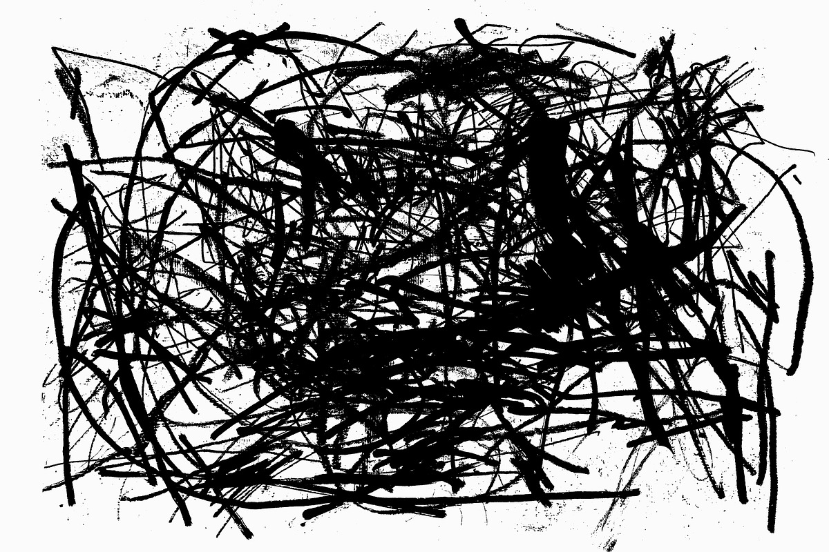 ROUGH SCRIBBLES 100+ PNGs Pack, a Graphic by MITYA KOROLKOV (Photo 10 of 10)