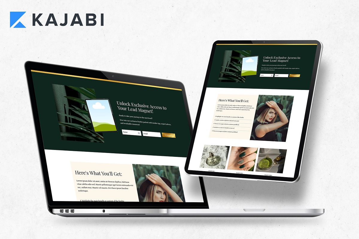 Kajabi Sales Funnel Templates, a Landing Page Template by Altenne | Kajabi Designer (Photo 6 of 9)
