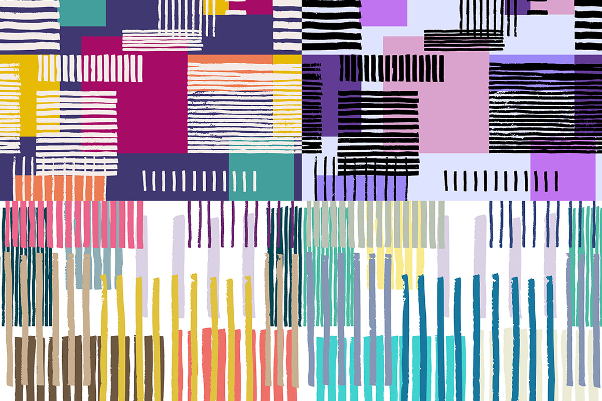 Abstract Seamless Patterns: Stripes, a Pattern Graphic by StabuLaRasa illustration (Photo 6 of 9)