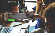 Educore Course Training Landing Page, a Landing Page Template by Apexure Designs (Thumbnail 3 of 4)
