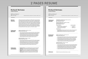 All In One Modern Resume Box V.2