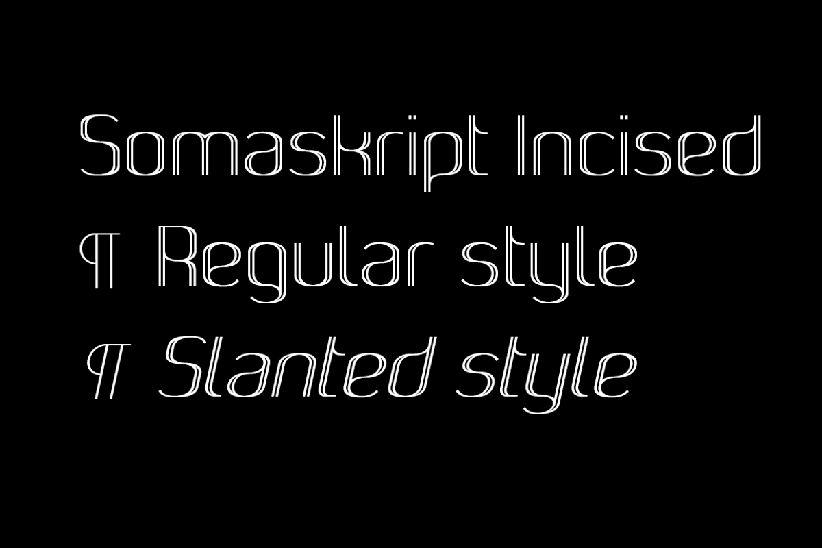 Somaskript Incised preview 3