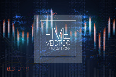 Abstract infographics visualization, a Finance Illustration by majcot