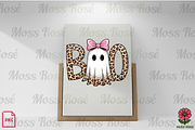 Leopard Ghost Boo Design, a Graphic by Moss Rose (Thumbnail 1 of 3)