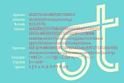 Chokana Light, a Sans Serif Font by NREY (Thumbnail 2 of 6)