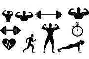 Ultimate Fitness Gym Vector Bundle, an Illustration by Creativeshirt (Thumbnail 30 of 51)