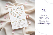 5x7 Card Mockup Wedding or Valentin, a Mockup by Mie Mockup Studio (Thumbnail 6 of 7)