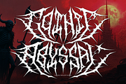 Reapergod | Black Metal Font, a Blackletter Font by Denustudios (Thumbnail 4 of 10)