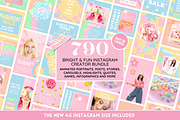 Bright Instagram Template Bundle, a Social Media Template by SunshineStudioBoutique (Thumbnail 1 of 10)
