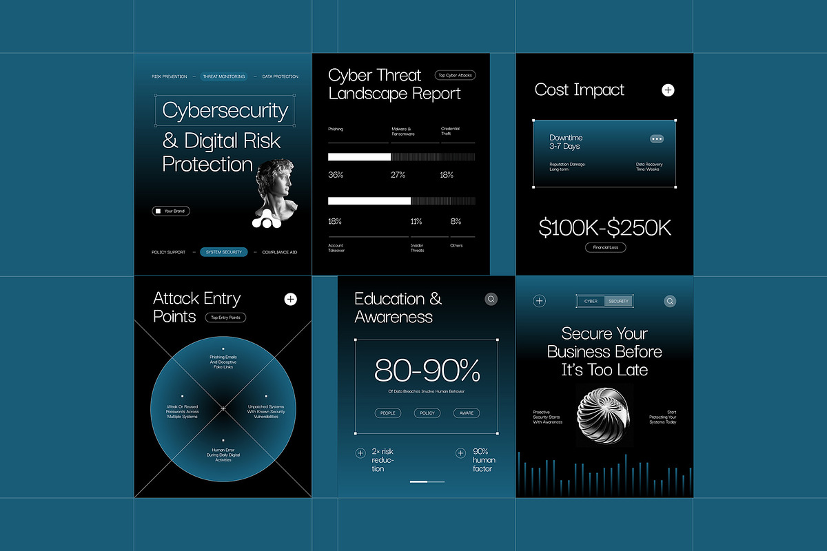 Cybersecurity Instagram Pack, a Social Media Template by fakhroo (Photo 2 of 5)