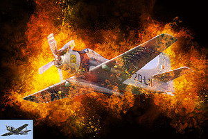 Fire Photo Effect Photoshop Actions