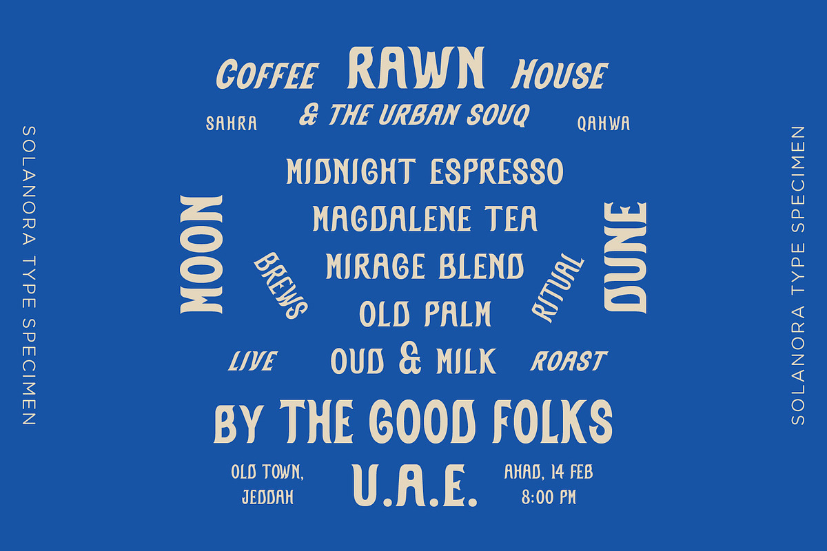 SFC Solanora, a Sans Serif Font by Skilline Supply Co. (Photo 5 of 9)