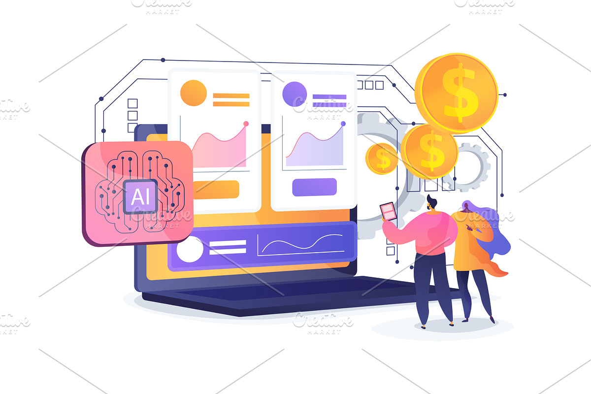 Real-Time Dynamic Pricing Tools, a Technology Illustration by Visual Generation