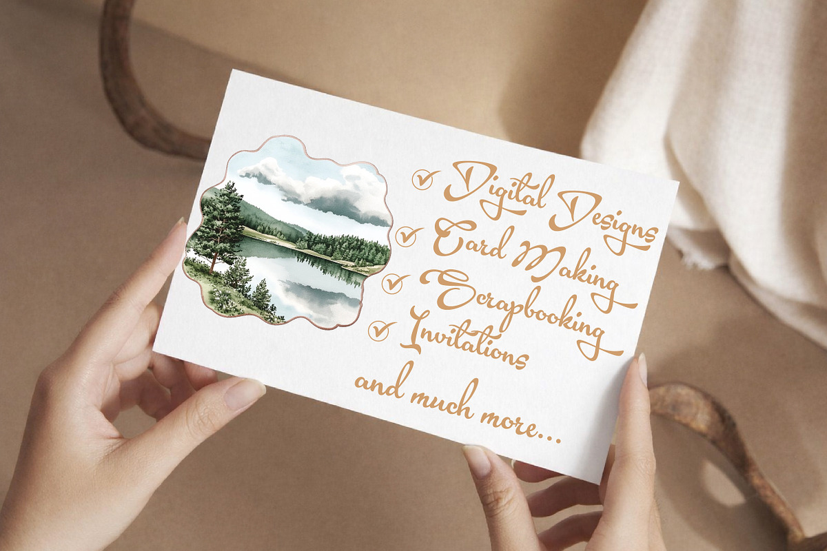 Watercolor Fishing Clipart, an Illustration by Libby Wishes (Photo 5 of 7)