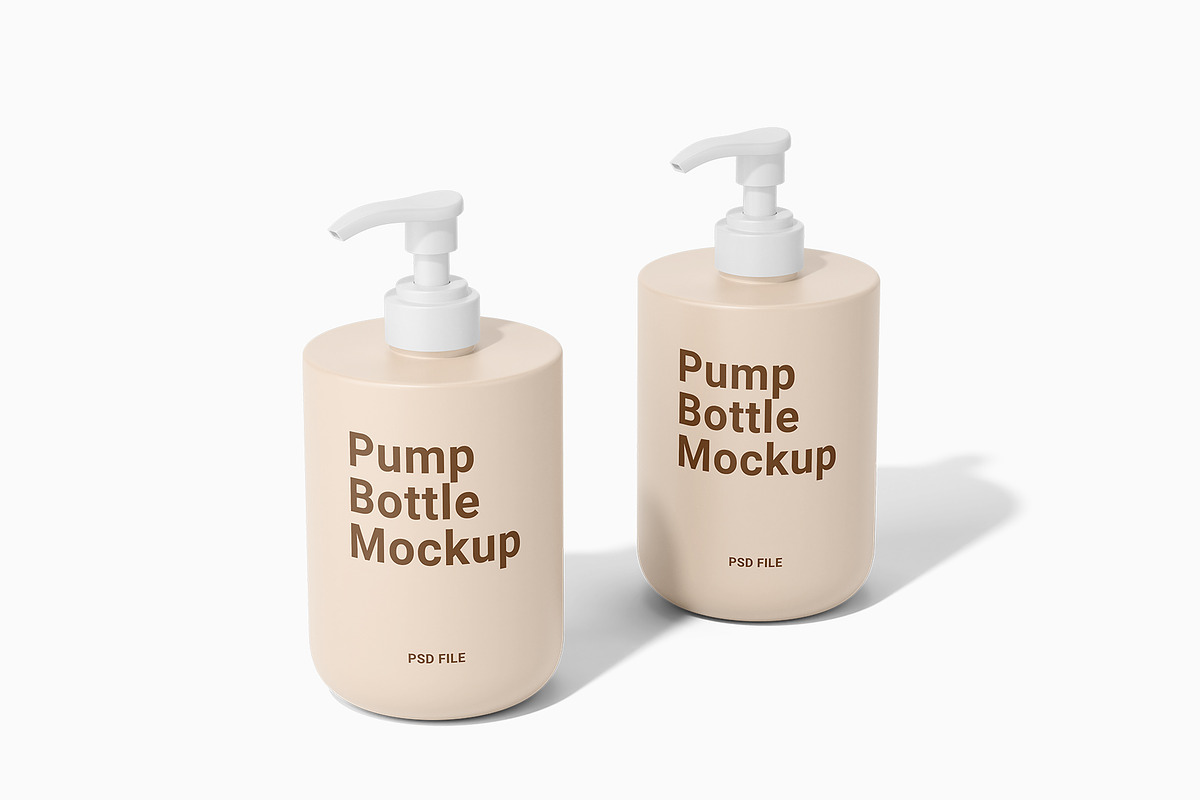 Cosmetic Pump Bottle Mockup, a Cups & Container Mockup by Akebareee (Photo 1 of 3)