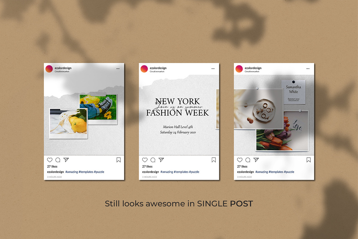 Elisa Paper Puzzle, a Social Media Template by Analogi Studio (Photo 6 of 9)