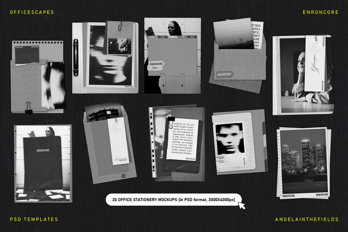 OFFICESCAPES PSD Mockups, an Object Graphic by angelainthefields (Photo 5 of 12)