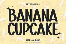 Banana Cupcake Font