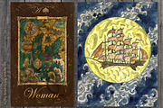 Old Marine Lenormand Deck colorful, a Transportation Illustration by Samiramay (Thumbnail 4 of 7)